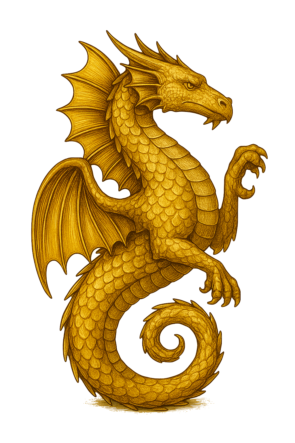 Fire Dragon — Fierce protection, masculine action, spiritual fire that consumes deception.